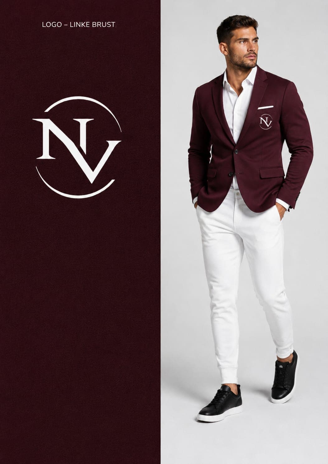 NV Editorial-Look — sportliche Eleganz der Kollektion