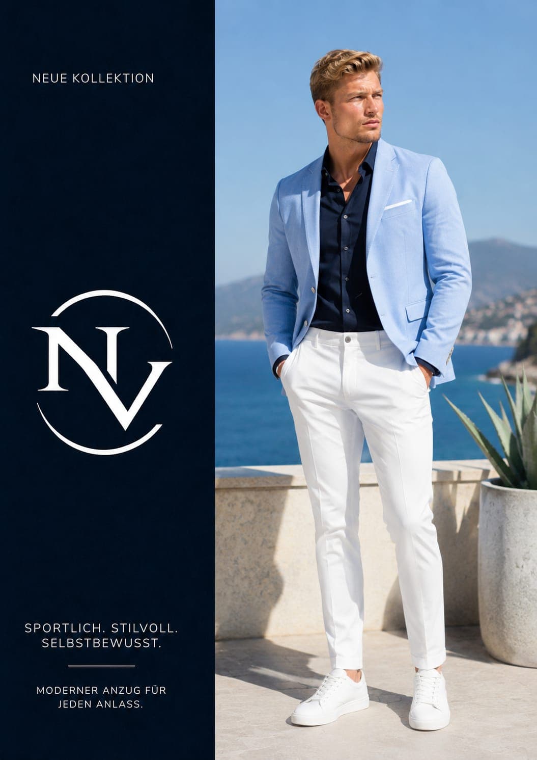 NV Editorial-Look — sportlich elegantes Outfit von Marc Thorben Gall