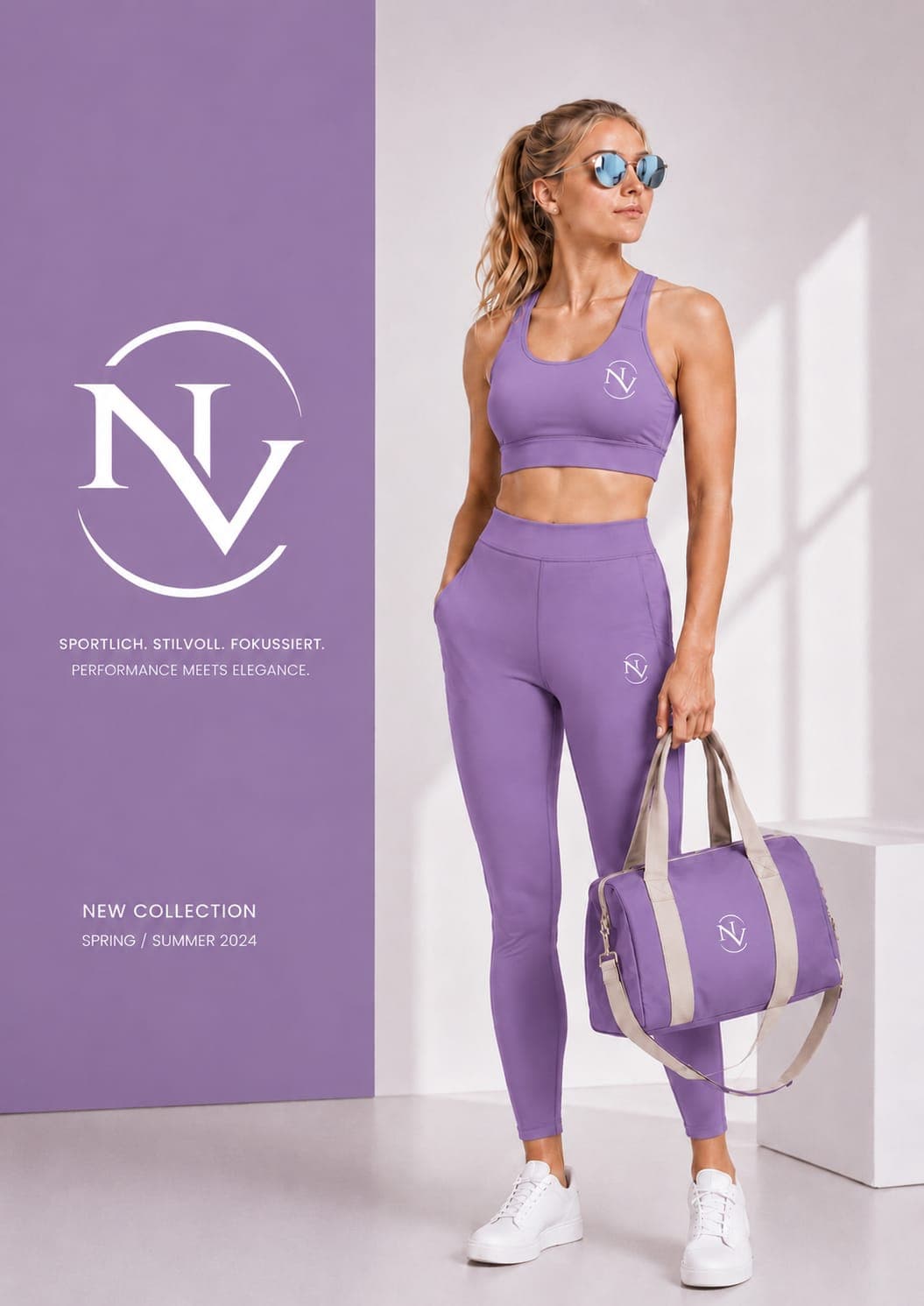 NV Sport-Kollektion — Athleisure in Lila und Pink, Performance meets Elegance